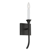 Decklan Wall Sconce in Black Iron