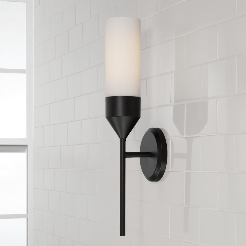 Devon Wall Sconce in Matte Black