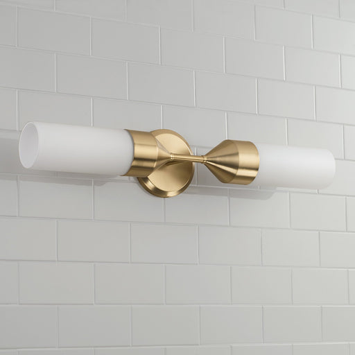 Devon 2-Light Wall Sconce in Matte Brass