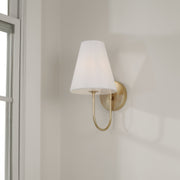 Julia Wall Sconce in Matte Brass