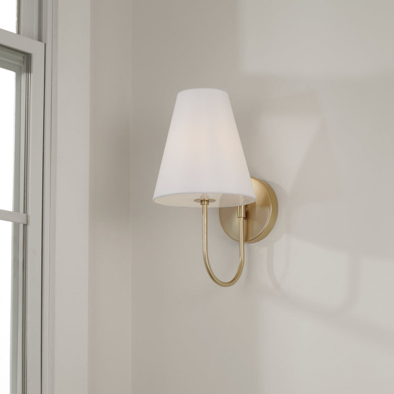 Julia Wall Sconce in Matte Brass