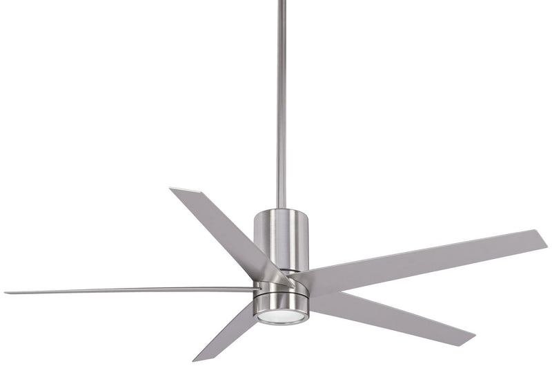 Symbio 56" LED Ceiling Fan in Brushed Nickel / Silver