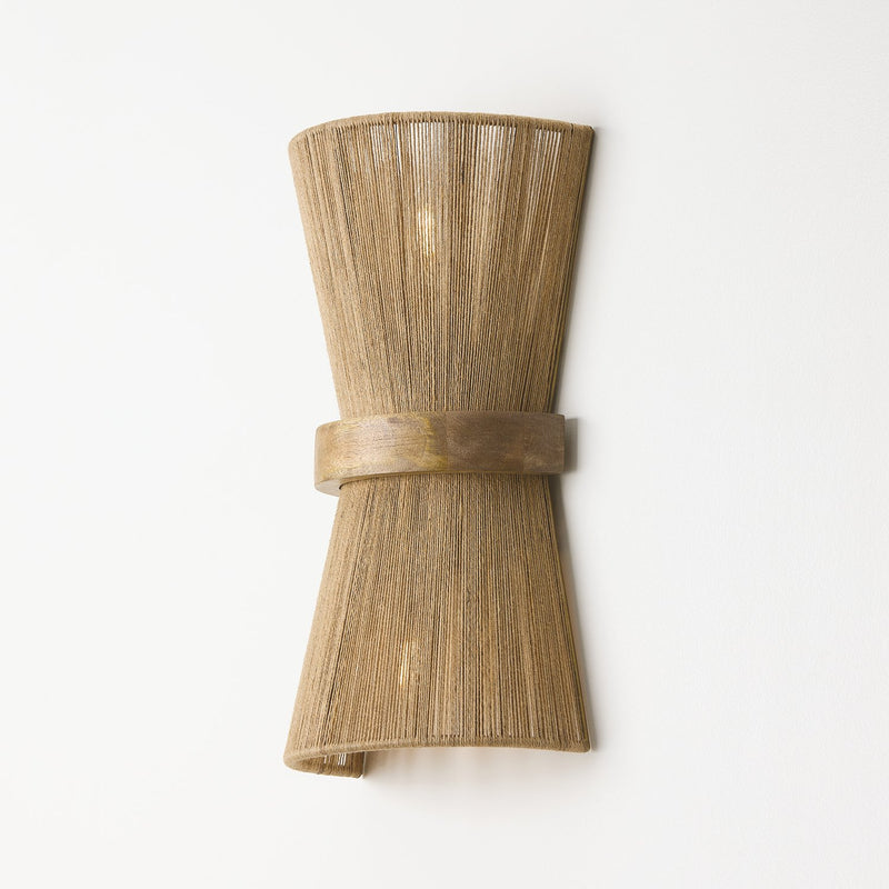 Maya 2-Light Wall Sconce in Matte Brass