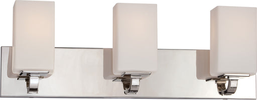 Vista 3-Light Vanity Fixture in Polished Nickel