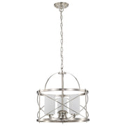 Ginger 3-Light Chandelier in Brushed Nickel