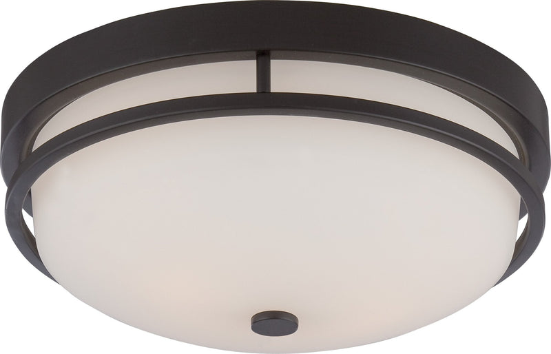 Neval 2-Light Flush Mount in Sudbury Bronze