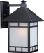 Drexel 1-Light 9" Outdoor Wall in Stone Black