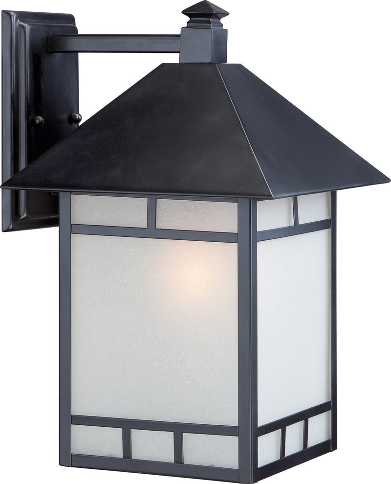 Drexel 16" Outdoor Wall Lantern in Stone Black