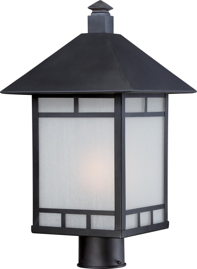 Drexel Outdoor Post Light in Stone Black