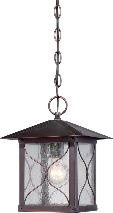Vega 1-Light Outdoor Hanging in Classic Bronze