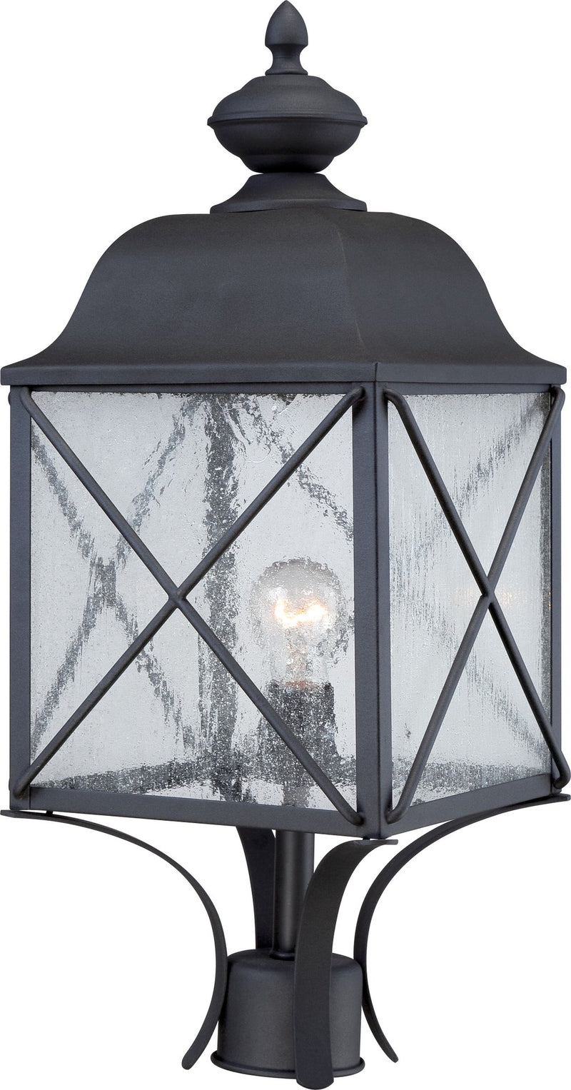 Wingate Outdoor Post Light in Textured Black