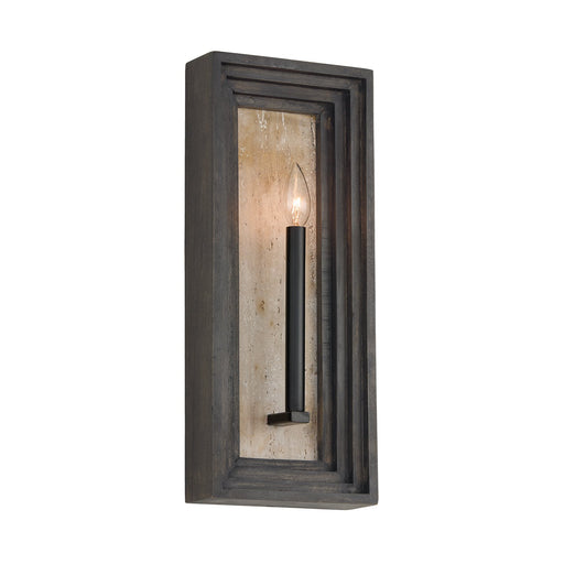 Dunn Wall Sconce in Espresso Stain and Black