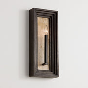 Dunn Wall Sconce in Espresso Stain and Black