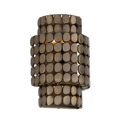 Eliana 2-Light Wall Sconce in Dark Brass