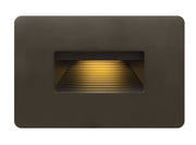 Luna Low Voltage LED Step Light in Bronze