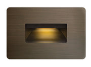 Luna Low Voltage LED Step Light in Matte Bronze