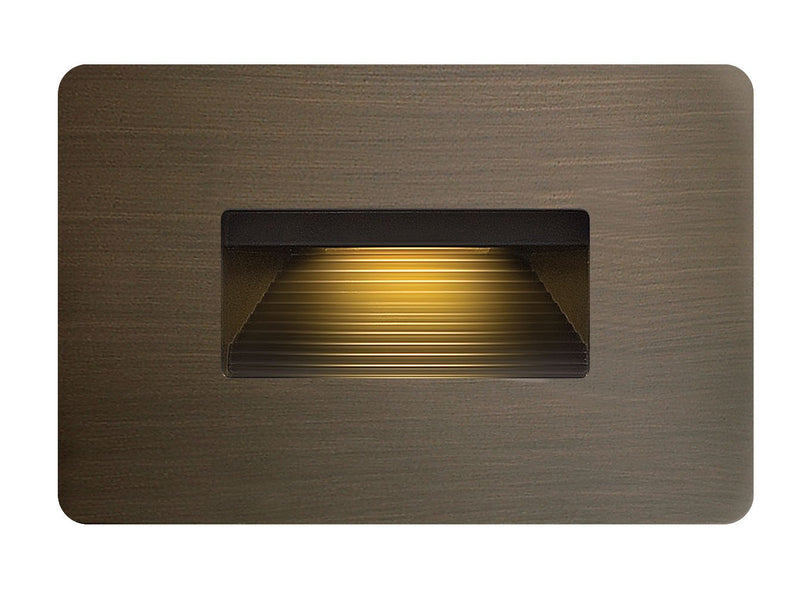 Luna Low Voltage LED Step Light in Matte Bronze