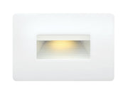 Luna Low Voltage LED Step Light in Satin White