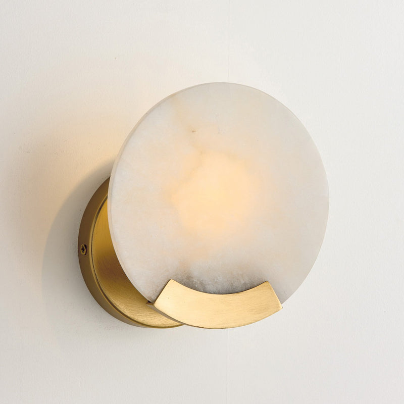Oriya Wall Sconce in Aged Brass