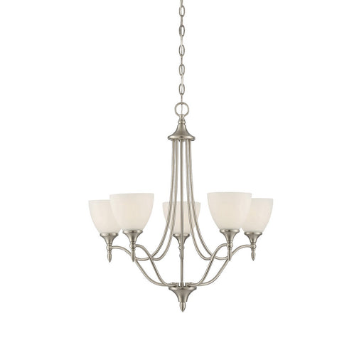 Herndon 26" 5-Light Chandelier in Satin Nickel