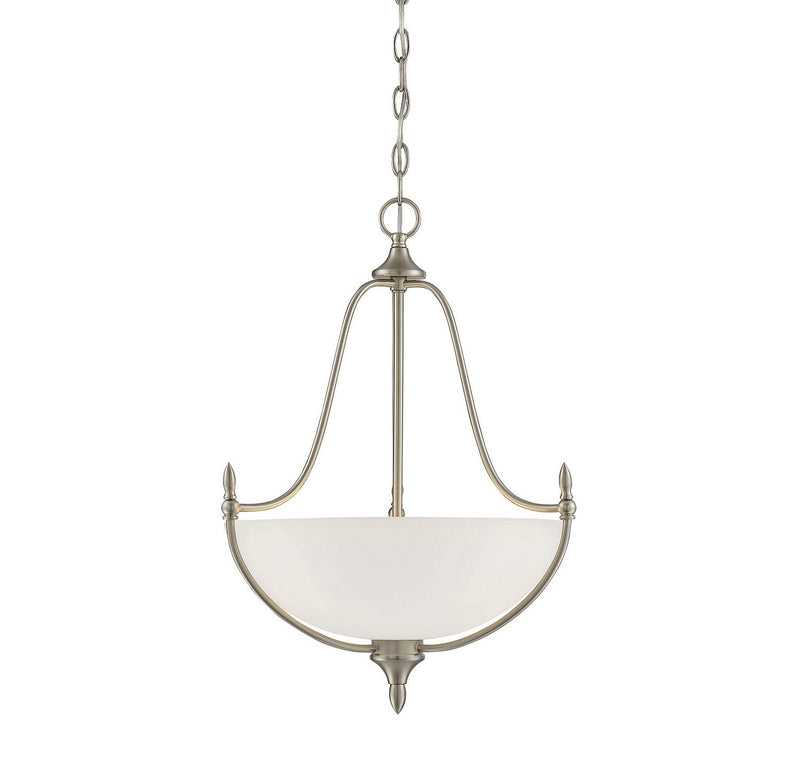 Herndon 18" 3-Light Pendant in Satin Nickel