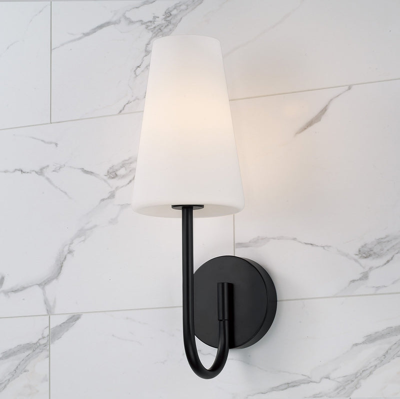 Averitt Wall Sconce in Matte Black
