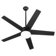 Sedgwick 52" 5-Blade LED Ceiling Fan in Matte Black
