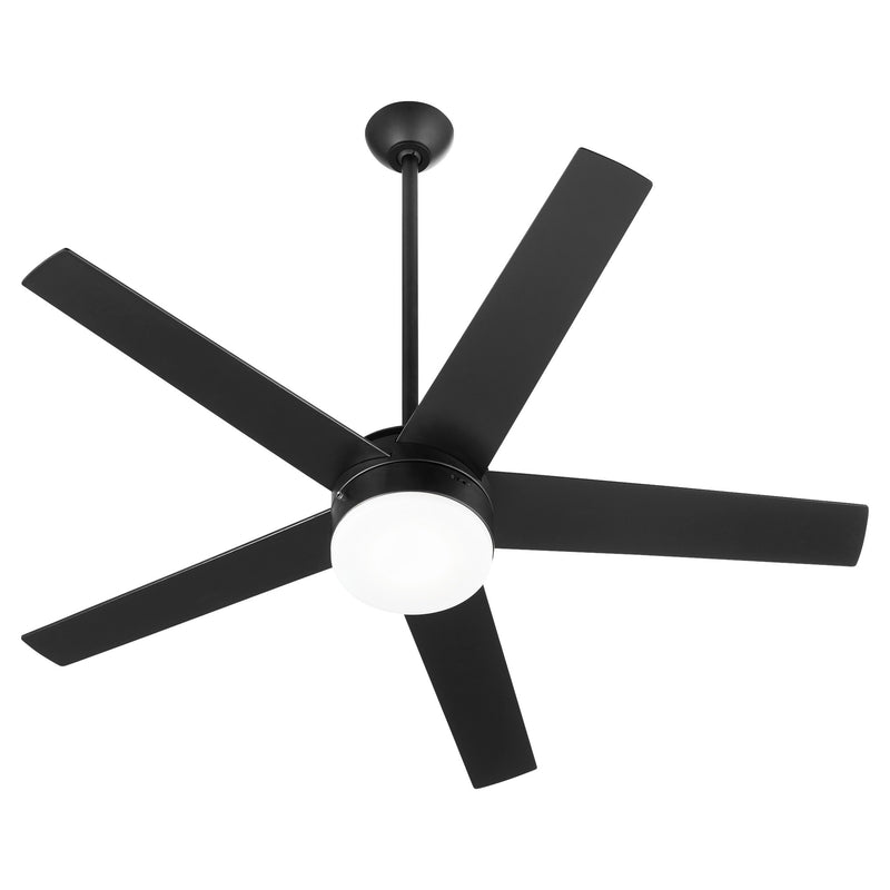 Sedgwick 52" 5-Blade LED Ceiling Fan in Matte Black