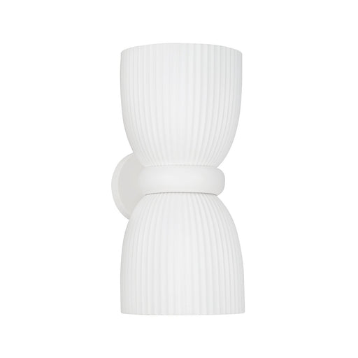 Mallory 2-Light Wall Sconce in Ceramic White