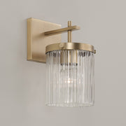 Vaughn Bath Sconce in Aged Brass