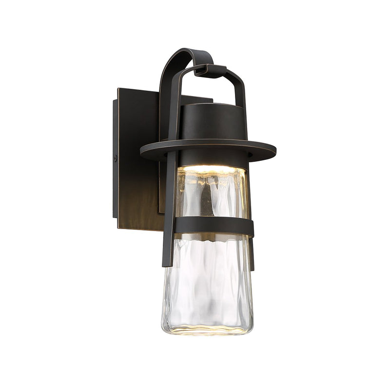 Balthus Small Outdoor Wall Lantern in Oil Rubbed Bronze