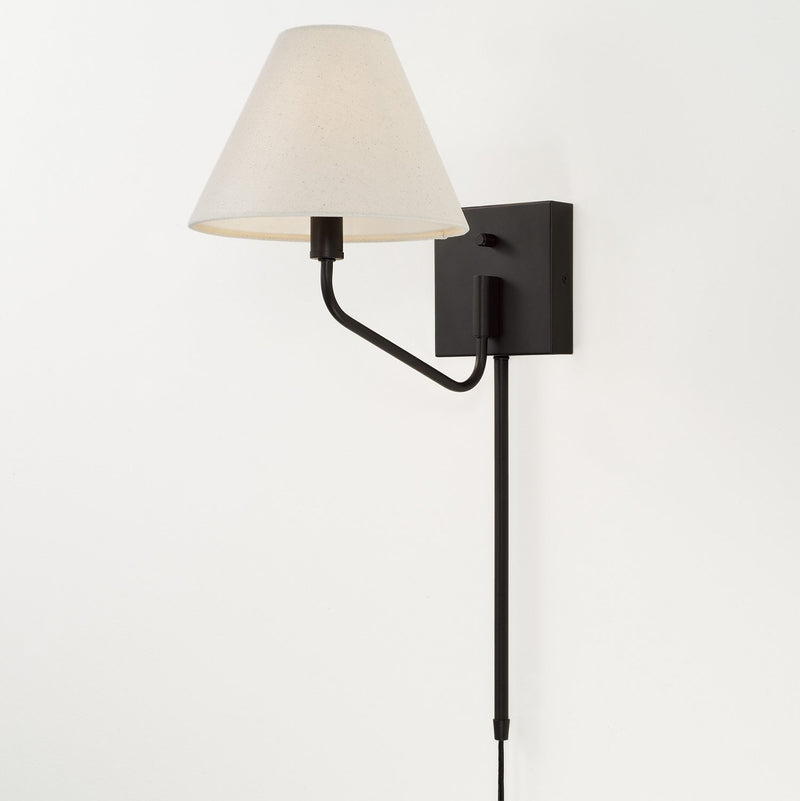 Chadwick Swing Arm Wall Lamp in Espresso