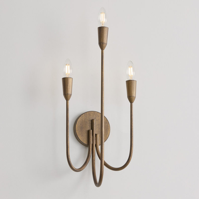 Marley 3-Light Wall Sconce in Mystic Bronze