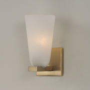 Romy Bath Sconce in Matte Brass