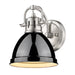 Duncan 1-Light Bath Vanity in Pewter