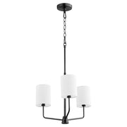 Harmony 3 Light Chandelier in Matte Black