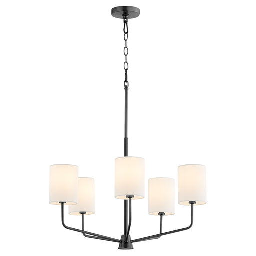 Harmony 5 Light Chandelier in Matte Black