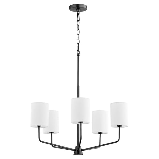 Harmony 5 Light Chandelier in Matte Black