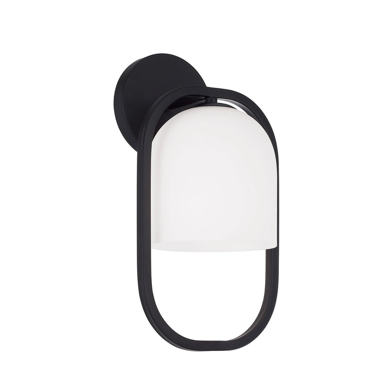 Zeek Capsule Wall Sconce in Matte Black