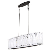 Prestige 6 Light Linear Pendant in Matte Black