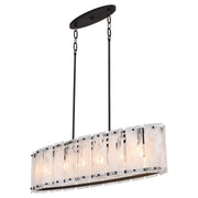 Prestige 6 Light Linear Pendant in Matte Black