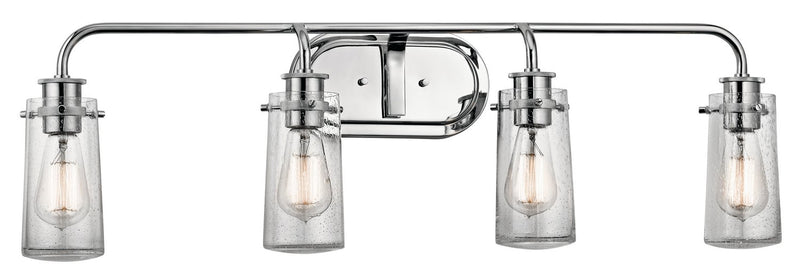 Braelyn 4-Light Bath Vanity Light in Chrome