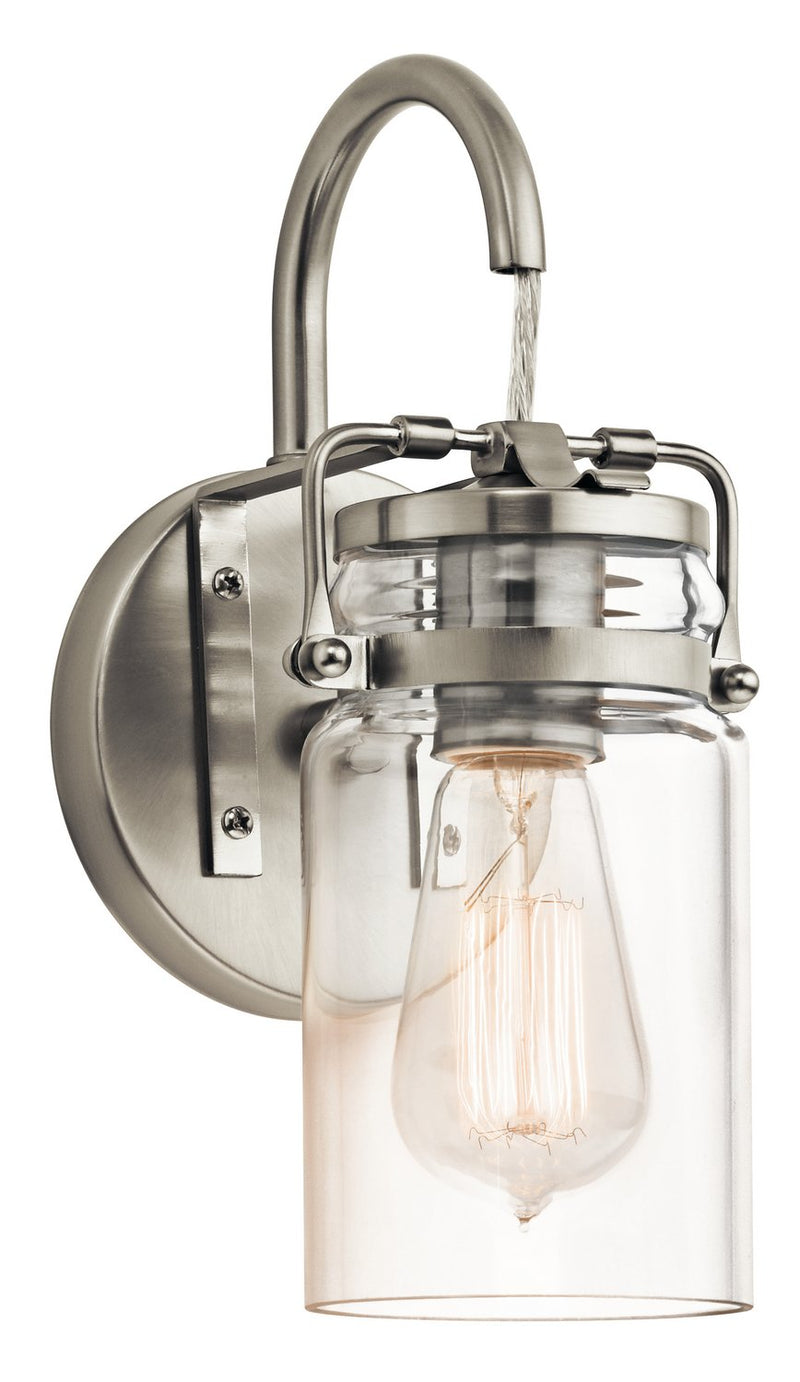 Brinley Bath Sconce in Brushed Nickel