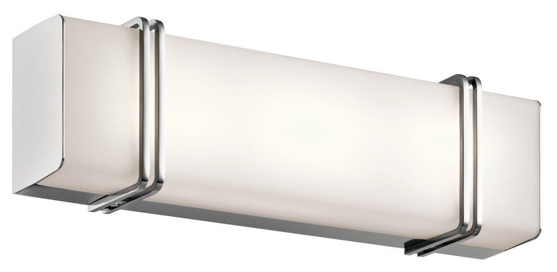 Impello 18.25" Bath Vanity Light in Chrome