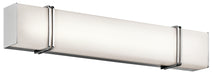 Impello Linear Bath Sconce 30 Inch LED in Chrome