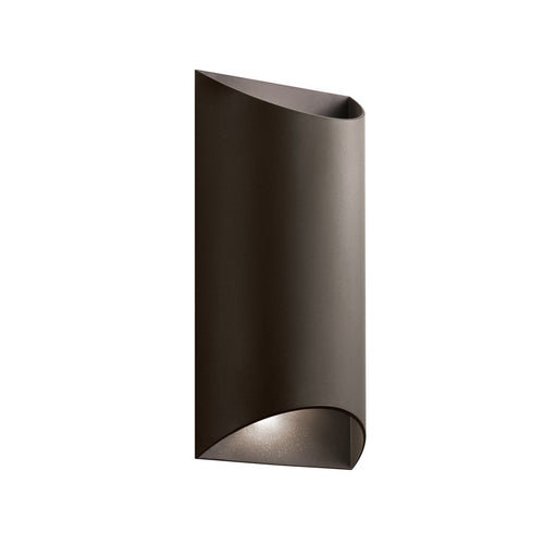 Wesley 2-Light LED Outdoor Wall Sconce in Textured Architectural Bronze