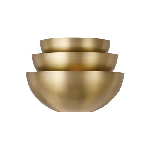 Gia 2-Light Wall Sconce in Aged Brass