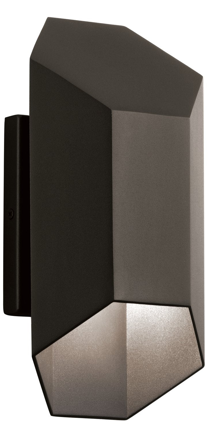 Estella Small Outdoor Wall Sconce in Textured Architectural Bronze