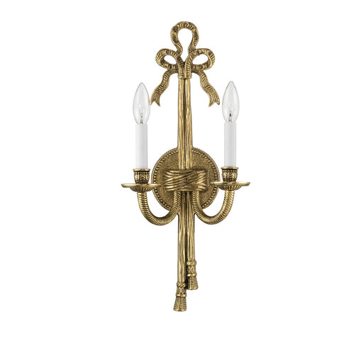 Lexsi 2 Light 8" Sconce in Olde Brass