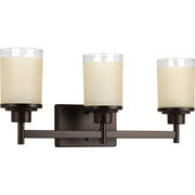 Alexa 3-Light Bath Vanity Light in Antique Bronze